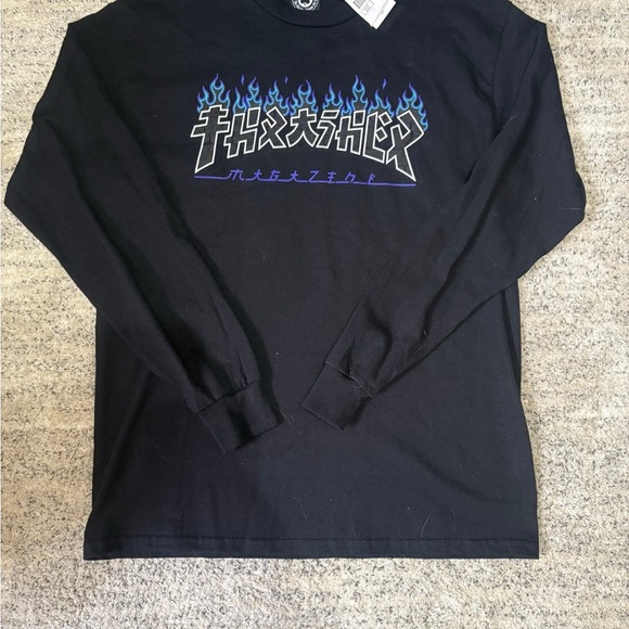 T-Shirt Uomo THRASHER Magazine - Modello Godzilla, Colore Nero, Taglia M - Maglietta Mezza Manica In Cotone